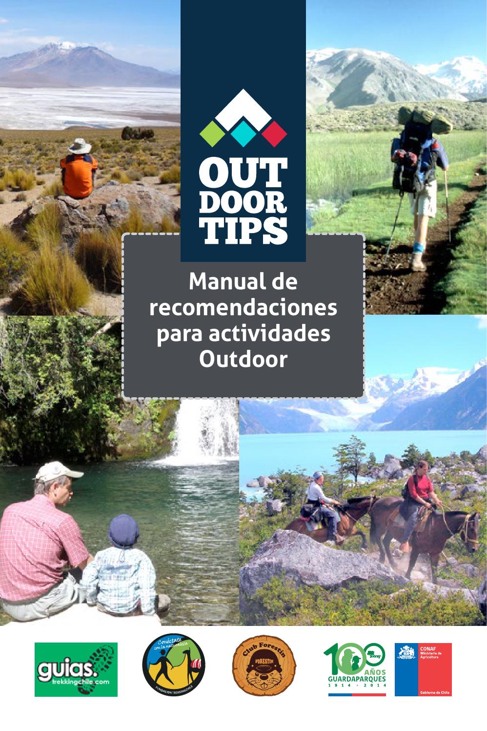 OUTDOOR TIPS MANUAL DE RECOMENDACIONES PARA ACTIVIDADES OUTDOOR
