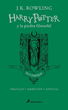 HARRY POTTER 1 Y LA PIEDRA FILOSOFAL SLYTHERIN 20 AÑOS