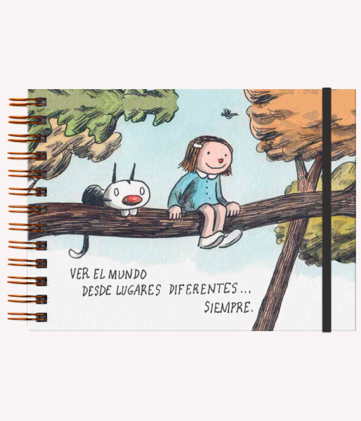 CUADERNO ANILLADO APAISADO LINIERS LUGARES DIFERENTES