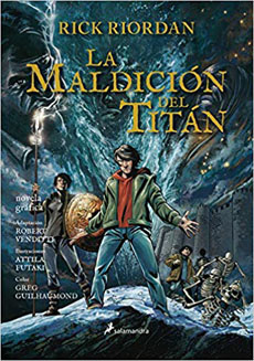 PERCY JACKSON 3 LA MALDICION DEL TITAN NOVELA GRAFICA