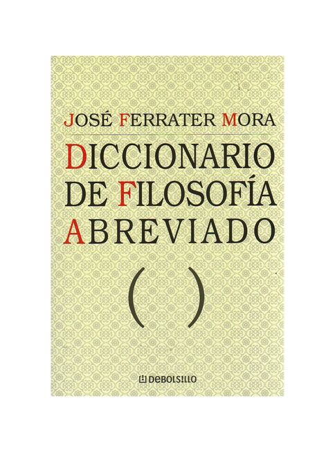 DICCIONARIO DE FILOSOFIA ABREVIADO