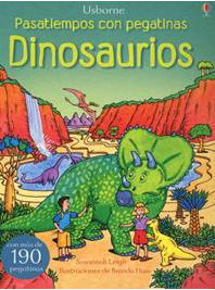 DINOSAURIOS PASATIEMPOS CON PEGATINAS