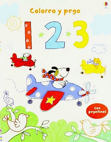 1 2 3 COLOREO Y PEGO