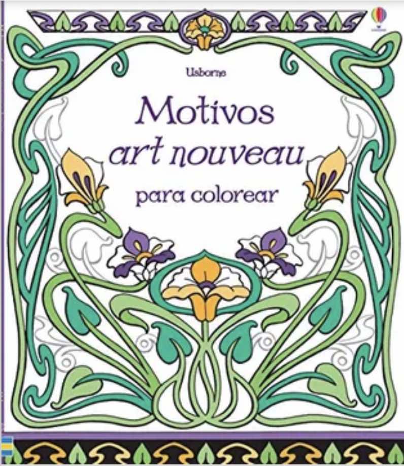 MOTIVOS ART NOUVEAU PARA COLOREAR
