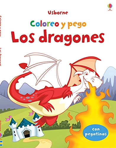 LOS DRAGONES COLOREO Y PEGO