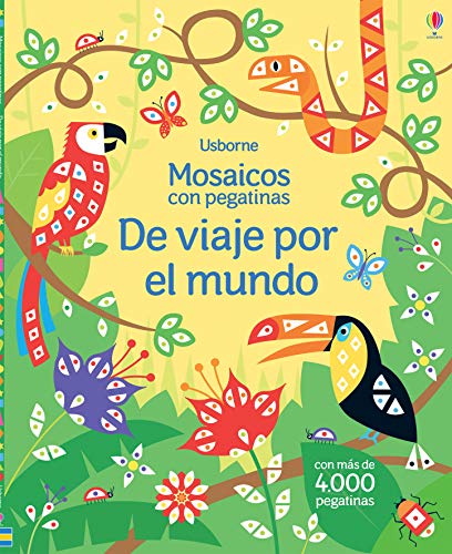 DE VIAJE POR EL MUNDO MOSAICOS CON PEGATINAS