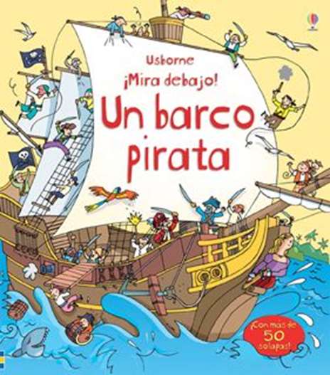 UN BARCO PIRATA MIRA DEBAJO
