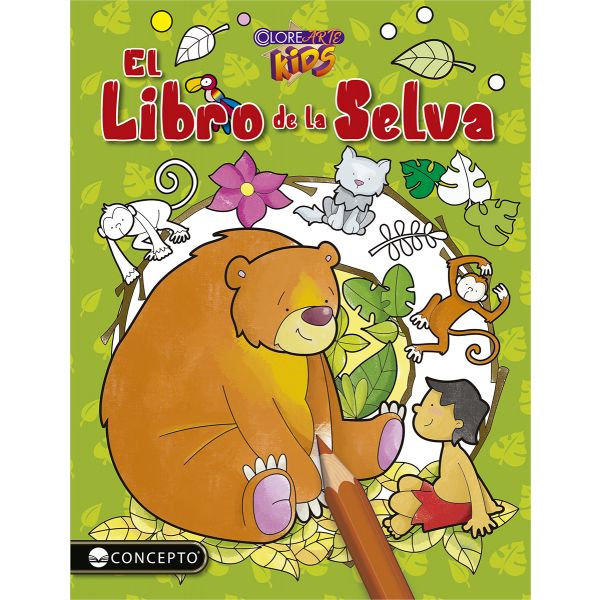 COLOREARTE KIDS EL LIBRO DE LA SELVA