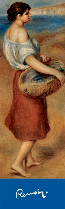 MARCAPÁGINA GIRL WITH BASKET OF FISH