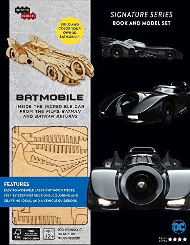 BATMOBILE SIGNATURE SERIES LIBRO Y MODELO PARA ARMAR 3D