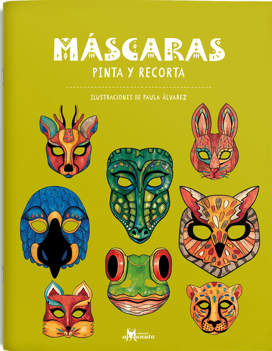 MASCARAS PINTA Y RECORTA