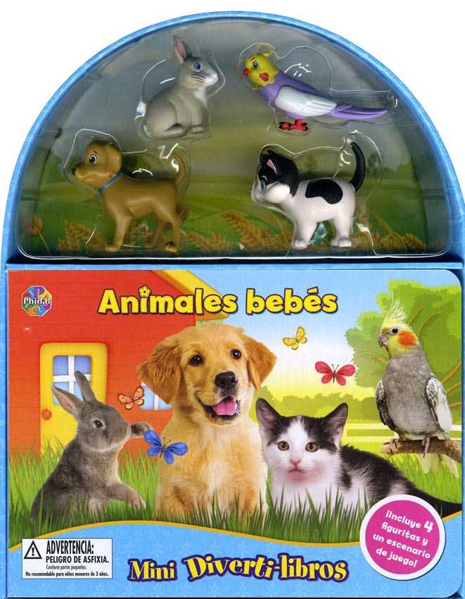 ANIMALES BEBES MINI DIVERTI LIBROS