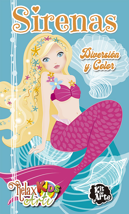 KIT DE ARTE SIRENAS RELAX ARTE KIDS