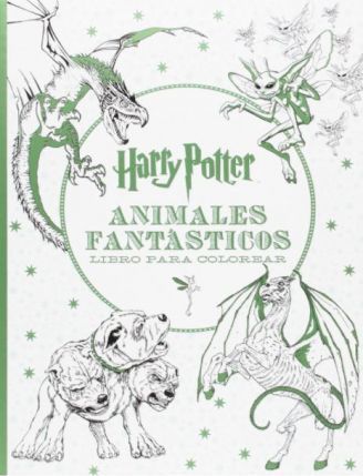 LIBRO PARA COLOREAR HARRY POTTER ANIMALES FANTASTICOS