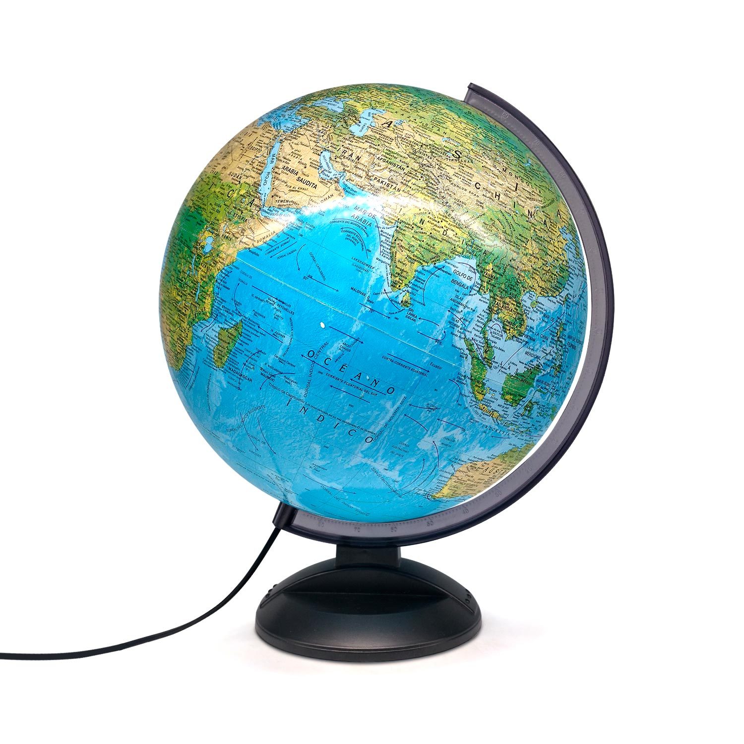 GLOBO TERRAQUEO LUMINOSO