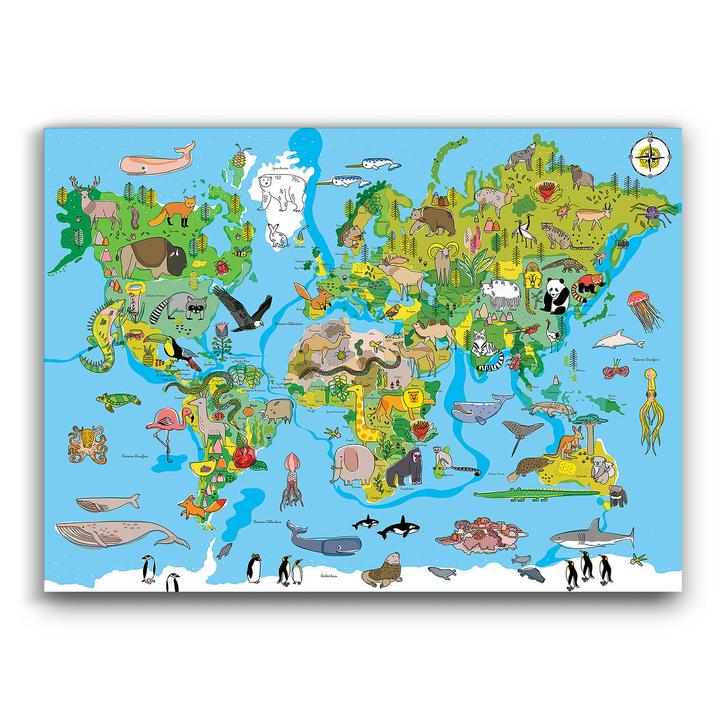 LAMINA MAPA MUNDI INFANTIL