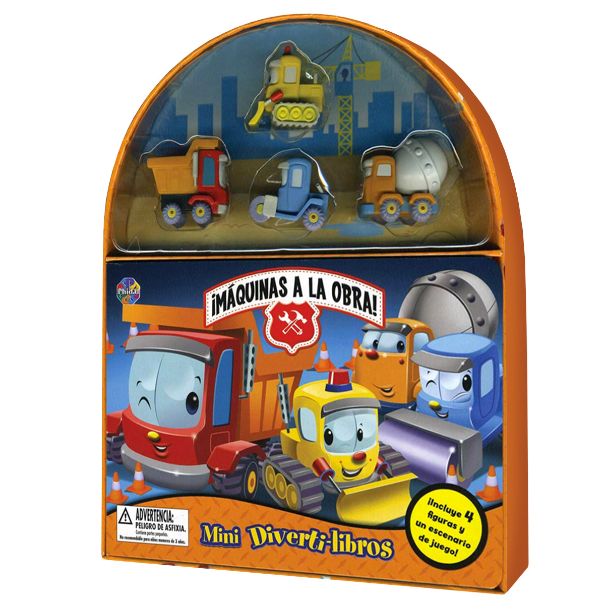 MAQUINAS A LA OBRA MINI DIVERTI LIBROS