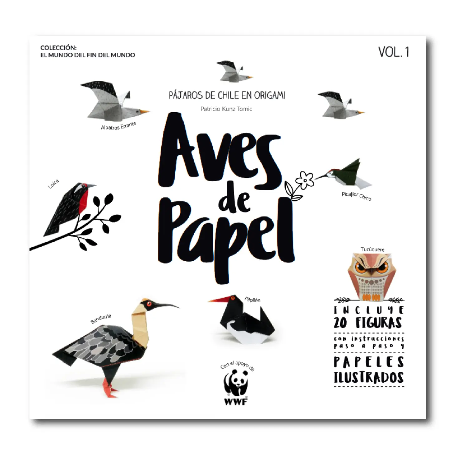 AVES DE PAPEL PAJAROS DE CHILE EN ORIGAMI