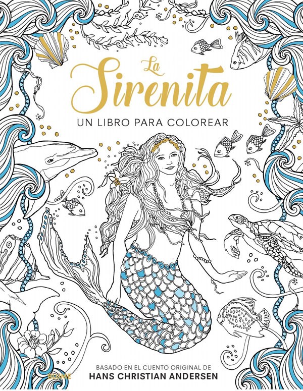 LA SIRENITA UN LIBRO PARA COLOREAR