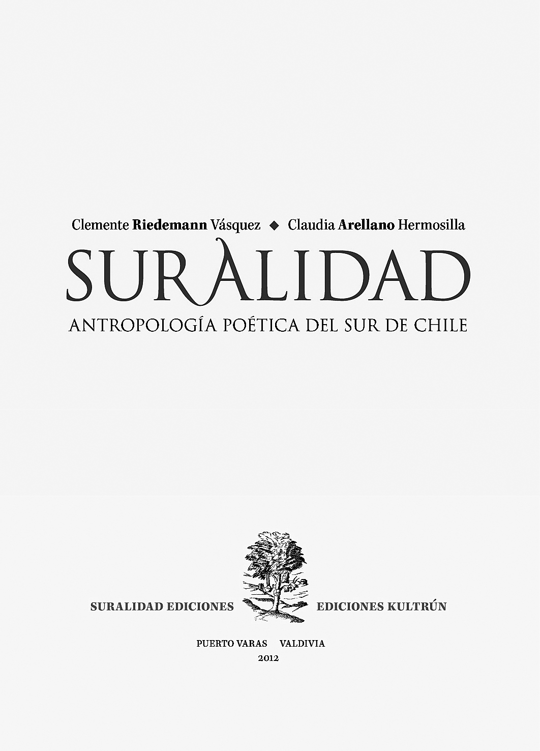 SURALIDAD ANTROPOLOGIA POETICA DL SUR DE CHILE