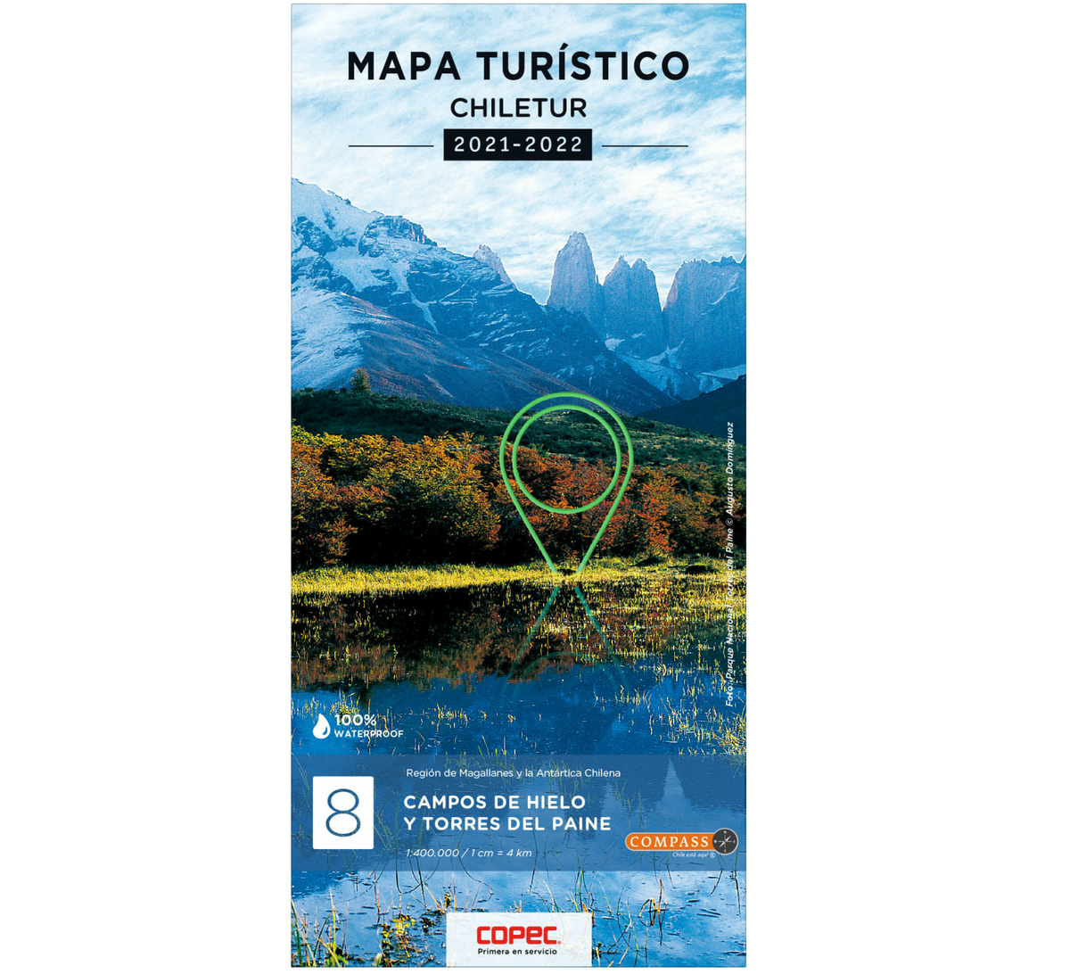 MAPA 2021-2022 CHILETUR COPEC 8 CAMPOS DE HIELO Y TORRES DEL PAINE