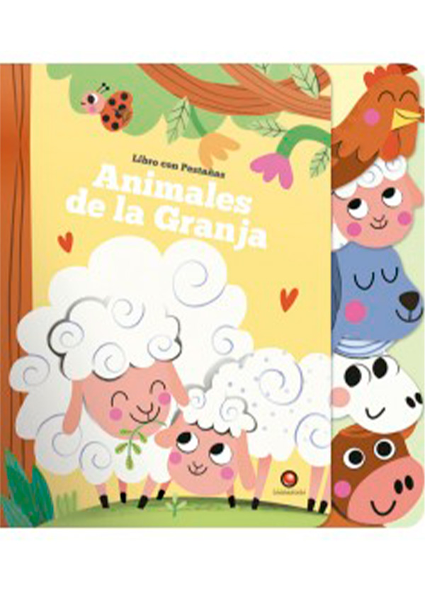 ANIMALES DE LA GRANJA LIBRO CON PESTAÑAS