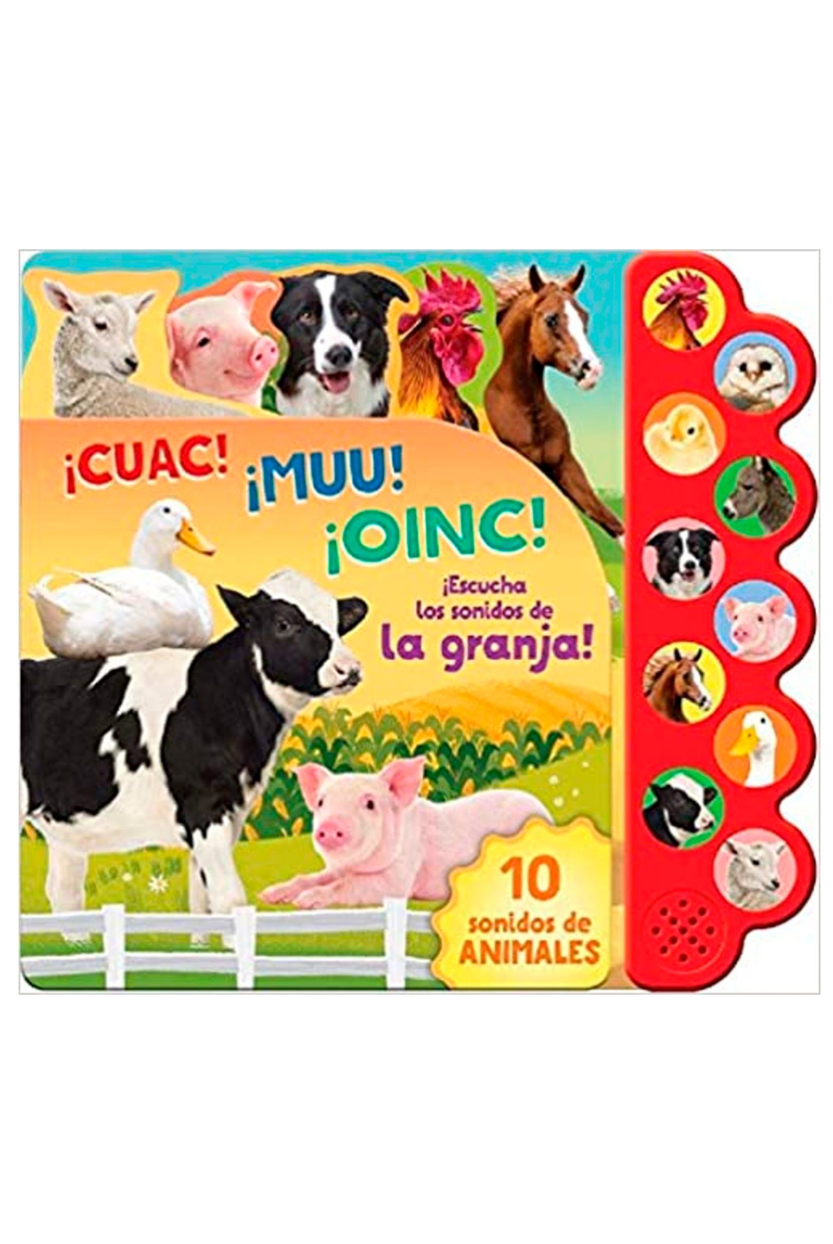 10 SONIDOS DE LA GRANJA CUAC MUU OINC