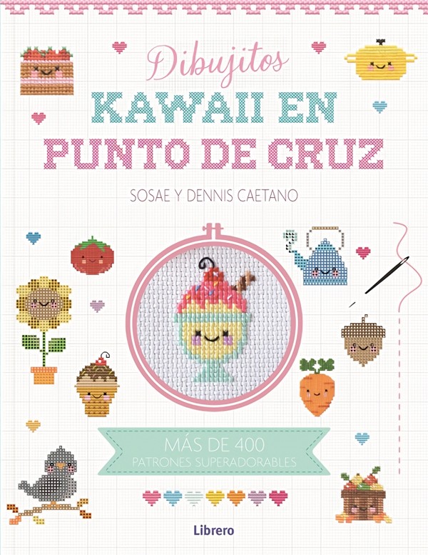 DIBUJITOS KAWAII EN PUNTO DE CRUZ