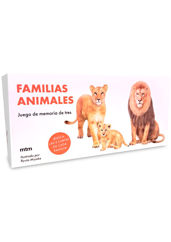 FAMILIAS ANIMALES. JUEGO DE MEMORIA DE TRES