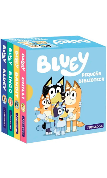 BLUEY PEQUEÑA BIBLIOTECA