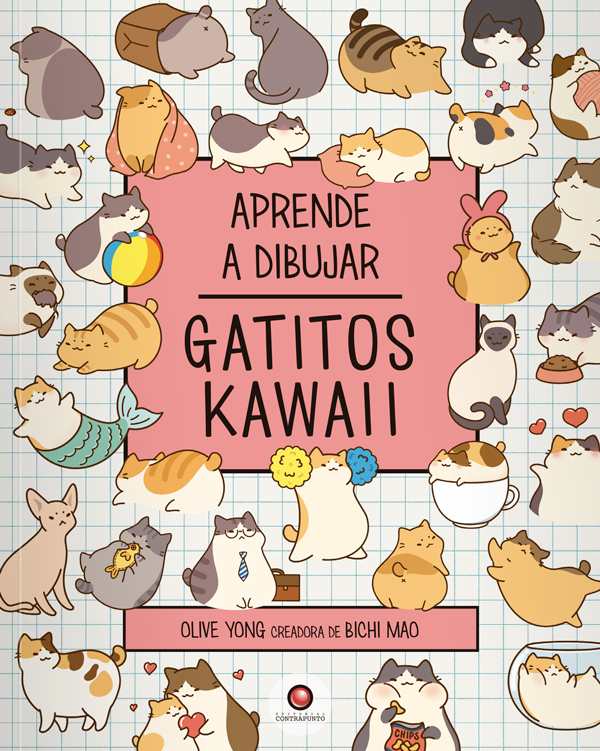 APRENDE A DIBUJAR GATITOS KAWAII