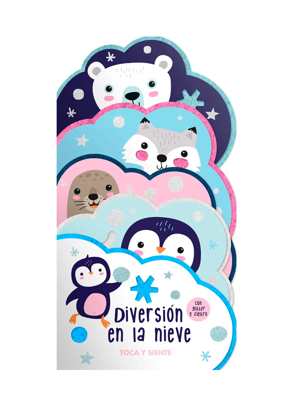 DIVERSION EN LA NIEVE. TOCA Y SIENTE FIELTRO