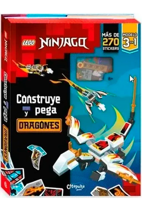 LEGO NINJAGO CONSTRUYE Y PEGA DRAGONES