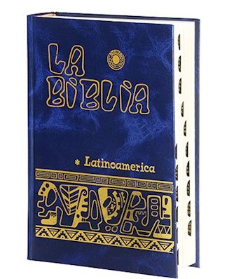 LA BIBLIA LATINOAMERICANA DE BOLSILLO CON UÑERO