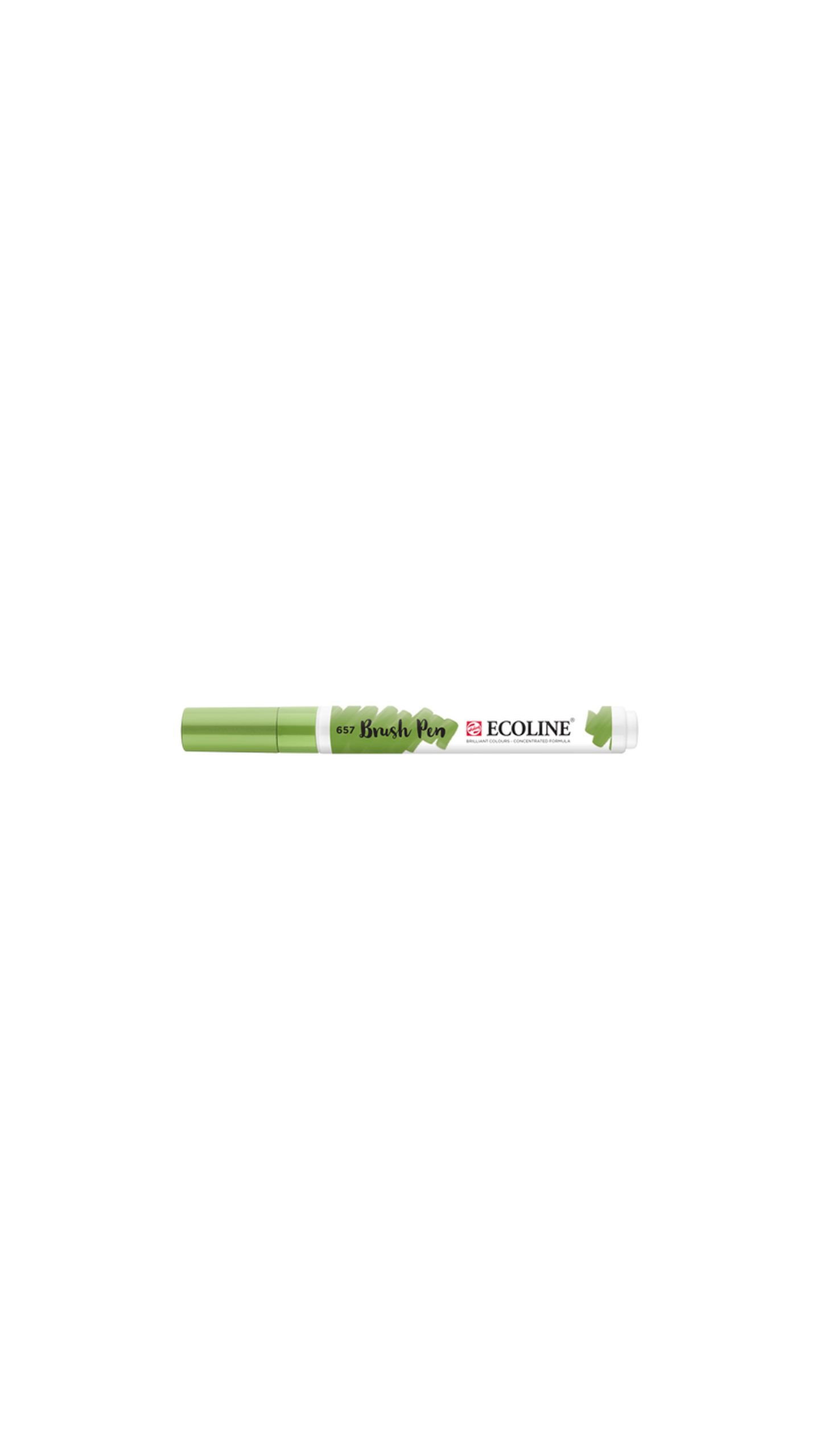 ECOLINE BRUSHPEN VERDE BRONCE 657