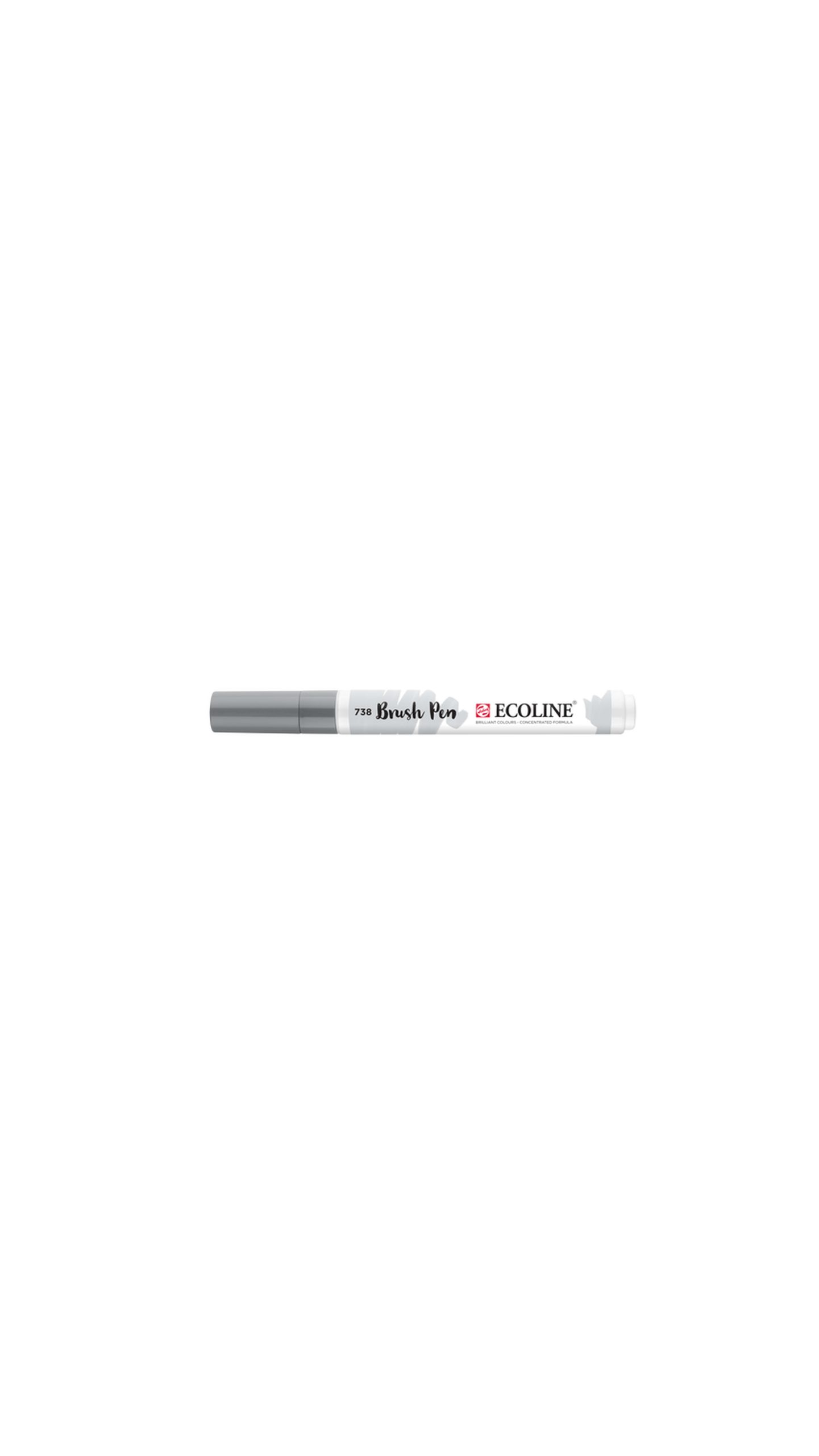 ECOLINE BRUSHPEN GRIS FRIO CLARO 738