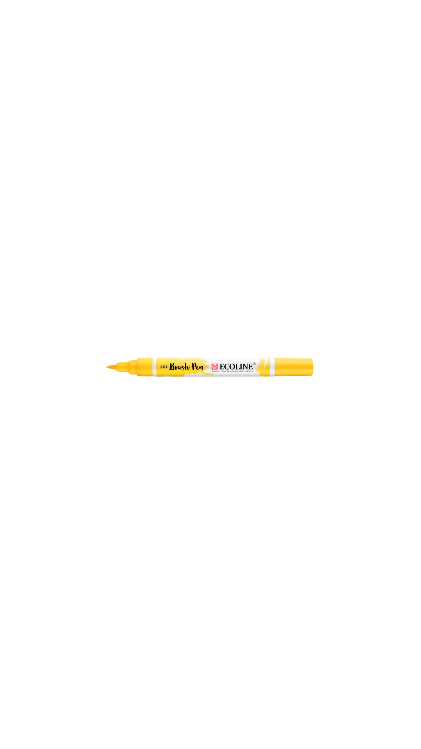 ECOLINE BRUSHPEN AMARILLO CLARO 201
