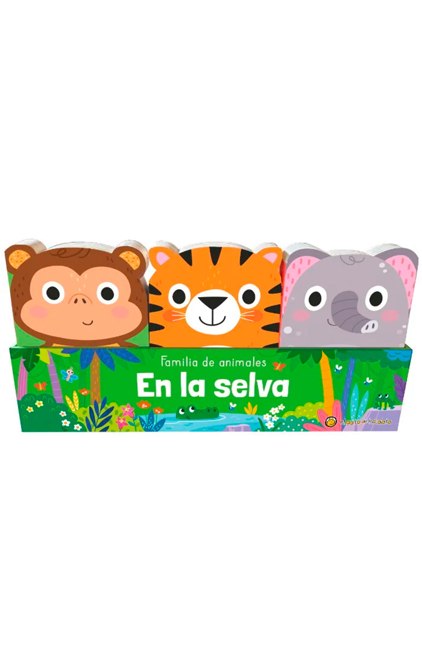 FAMILIA DE ANIMALES EN LA SELVA