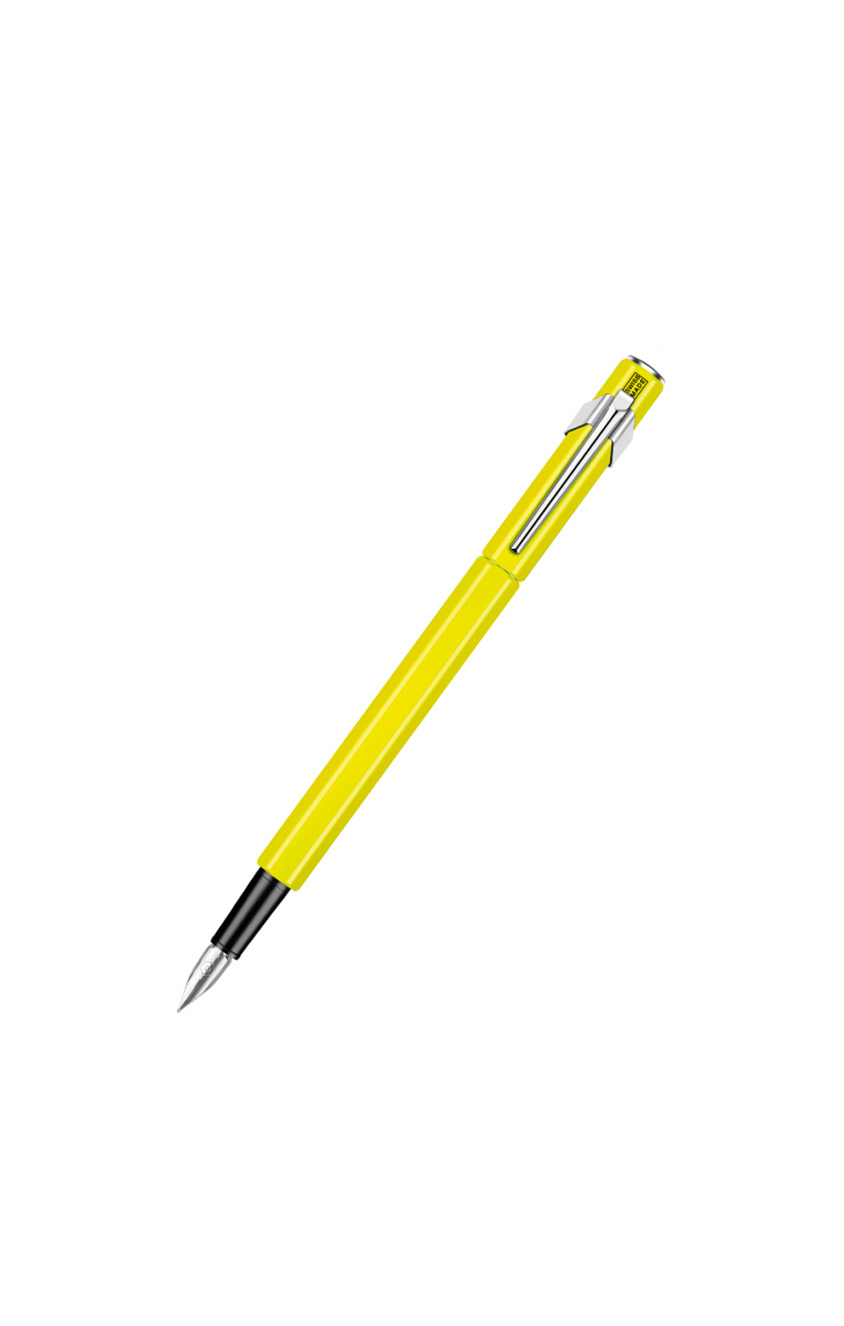 PLUMA METALICA M AMARILLO FLUOR