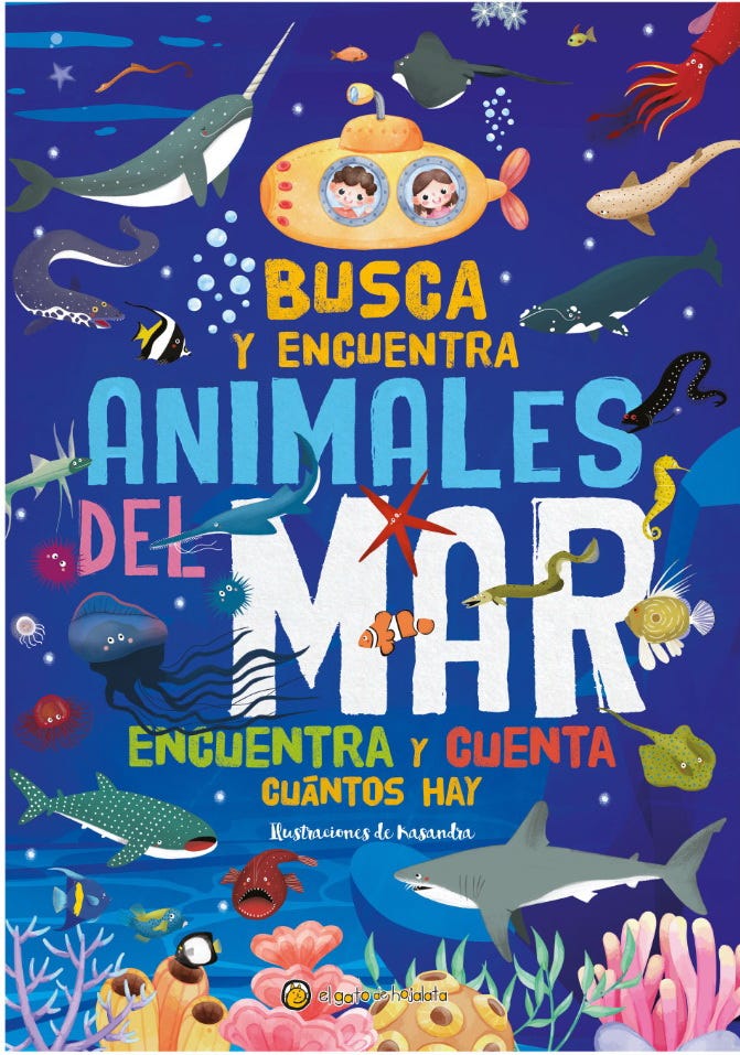 BUSCA Y ENCUENTRA ANIMALES DEL MAR