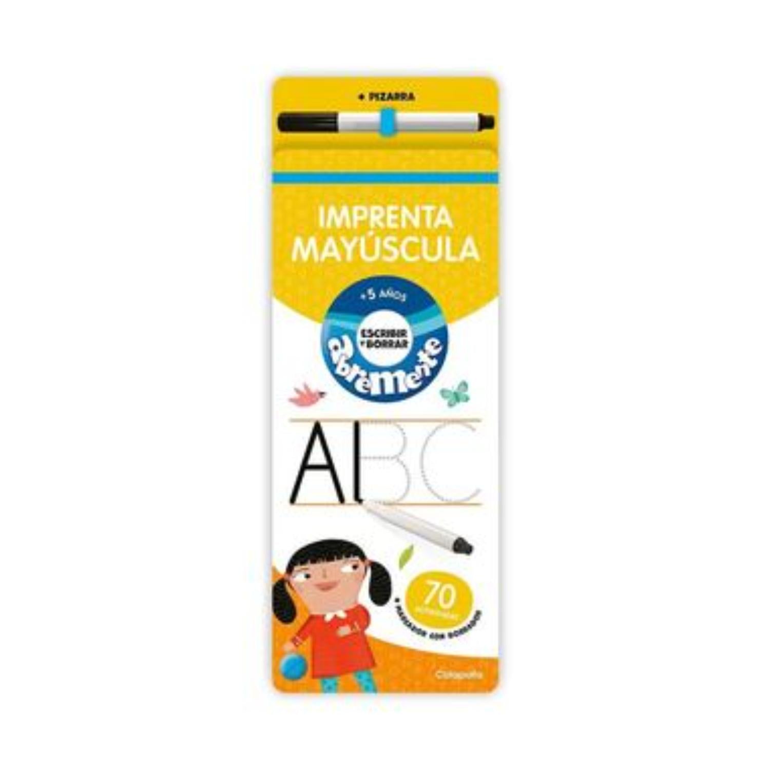 ABREMENTE ESCRIBIR Y BORRAR  MAYÚSCULAS