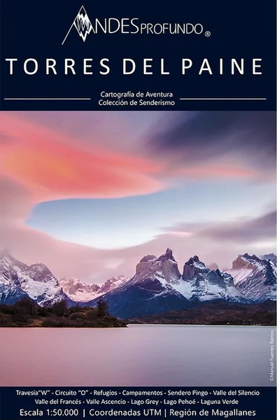 MAPA RUTERO TORRES DEL PAINE