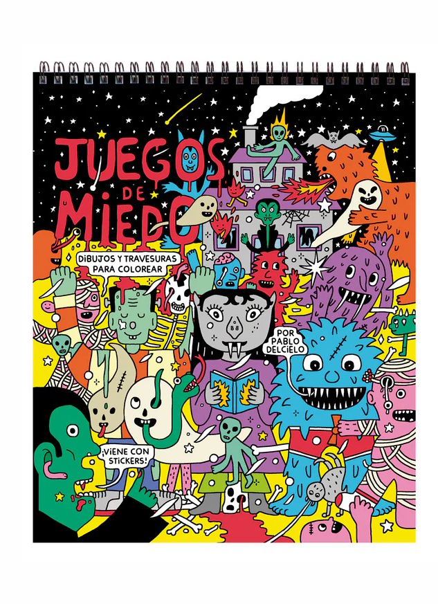 JUEGOS DE MIEDO – DIBUJOS Y TRAVESURAS PARA COLOREAR