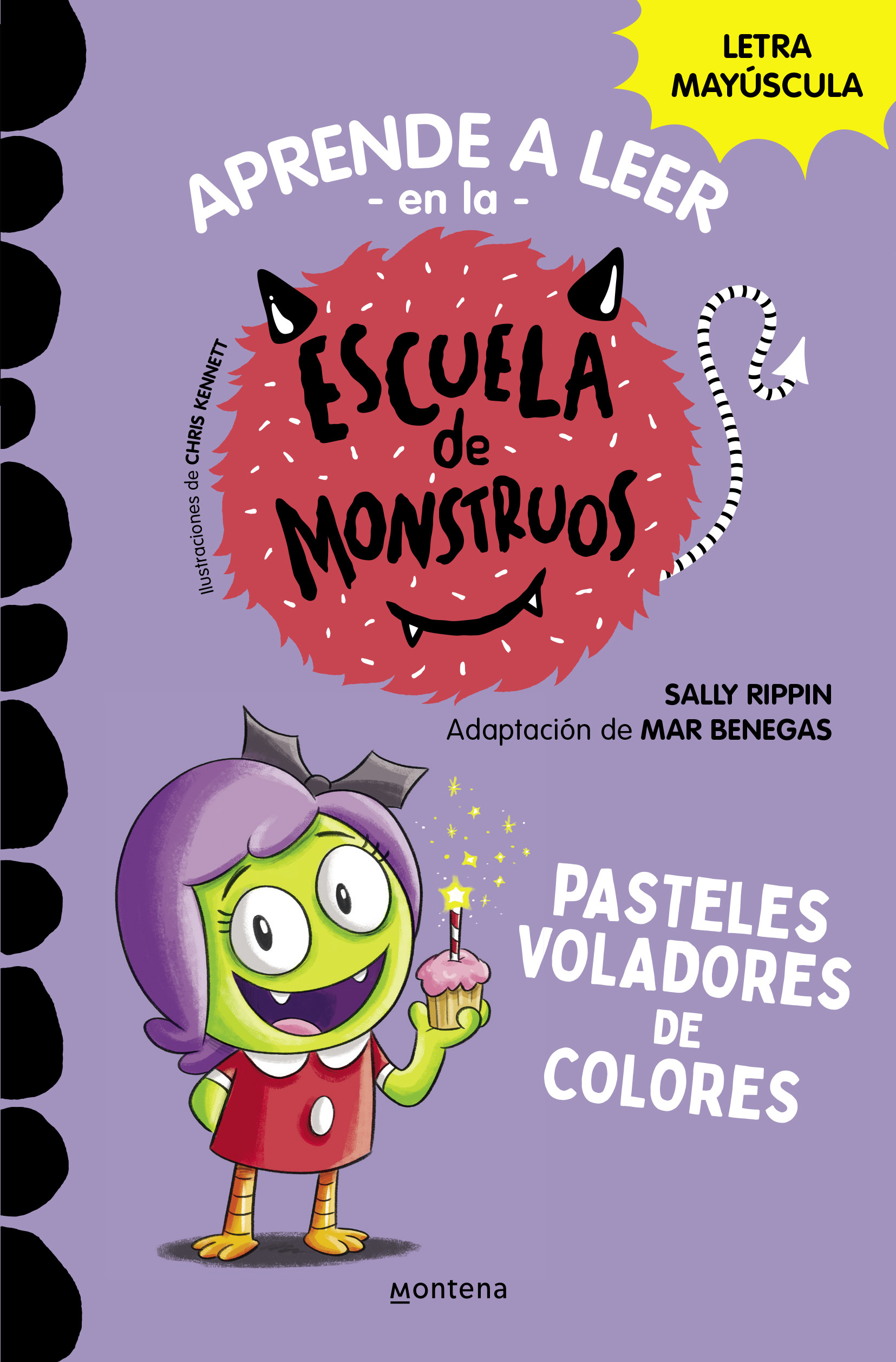ESCUELA DE MONSTRUOS 5 PASTELES VOLADORES DE COLORES