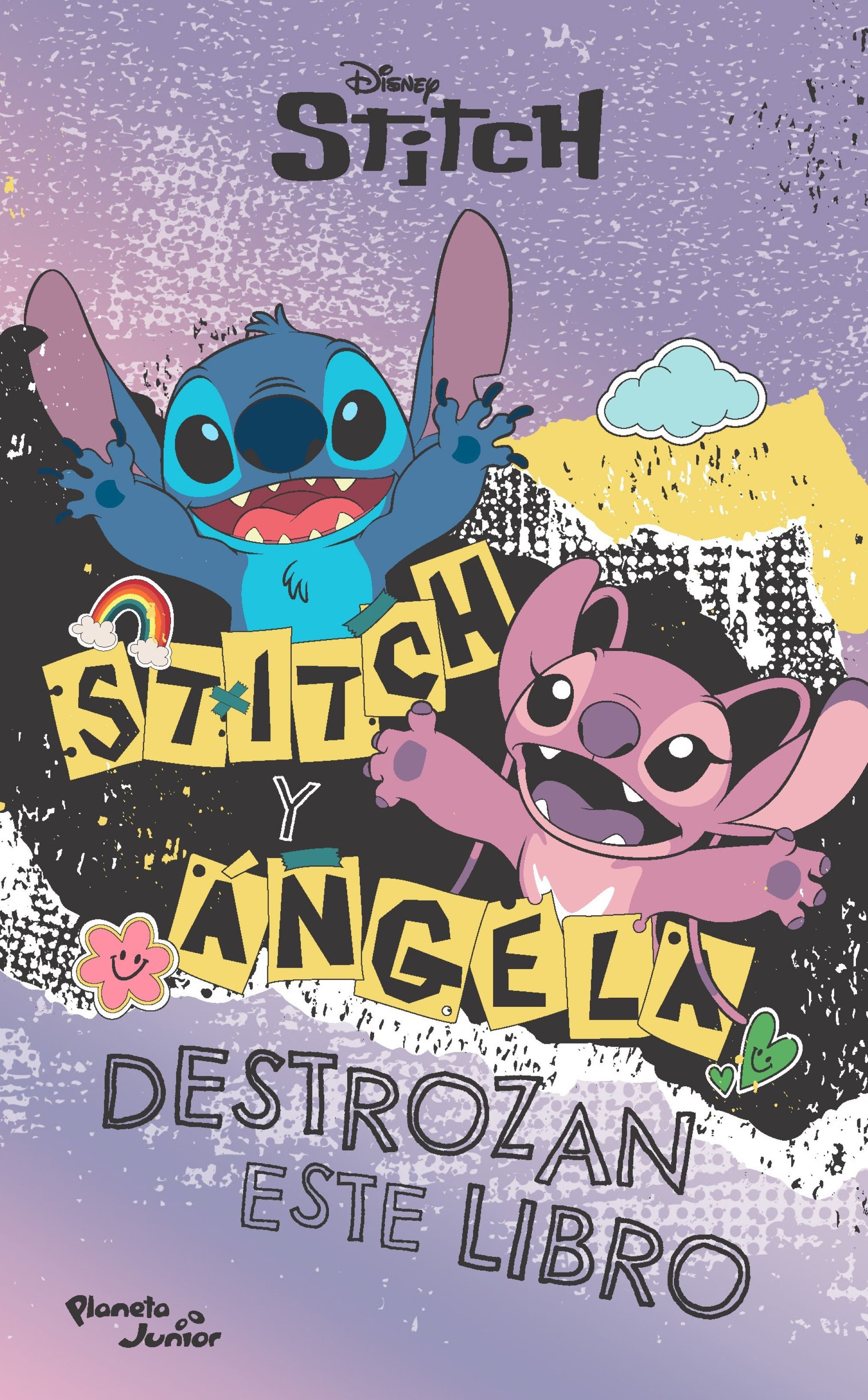 STITCH Y ANGELA DESTROZAN ESTE LIBRO