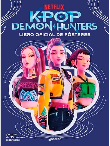 KPOP DEMON HUNTERS LIBRO OFICIAL DE POSTERES
