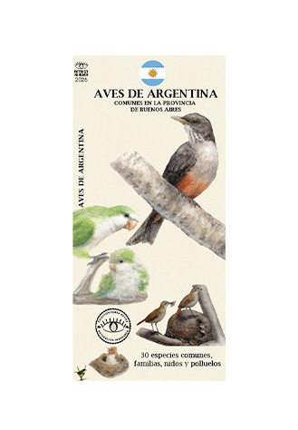GUIA DESPLEGABLE AVES DE ARGENTINA COMUNES